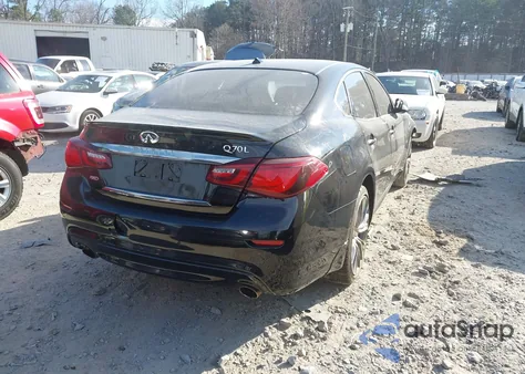 2019 Infiniti Q70 3.7X Luxe from USA, damaged, VIN JN1BY1AR0KM585679